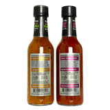 Hell Fire Detroit Beer & Cabernet Combo (Extra hot) Hot Sauce, Crafted with Fresh, Fire-Roasted Chile Peppers, All-Natural, Vegan, Gluten-Free, Low