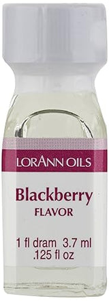 LorAnn Oils Flavorings and Essential Oils, Blackberry, 0.125 Ounce (Pack of 12)