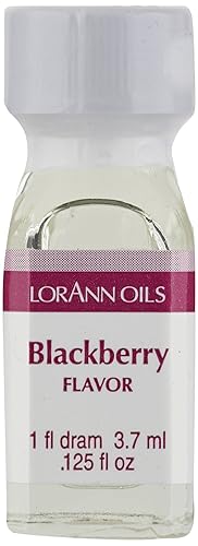LorAnn Oils Flavorings and Essential Oils, Blackberry, 0.125 Ounce (Pack of 12)