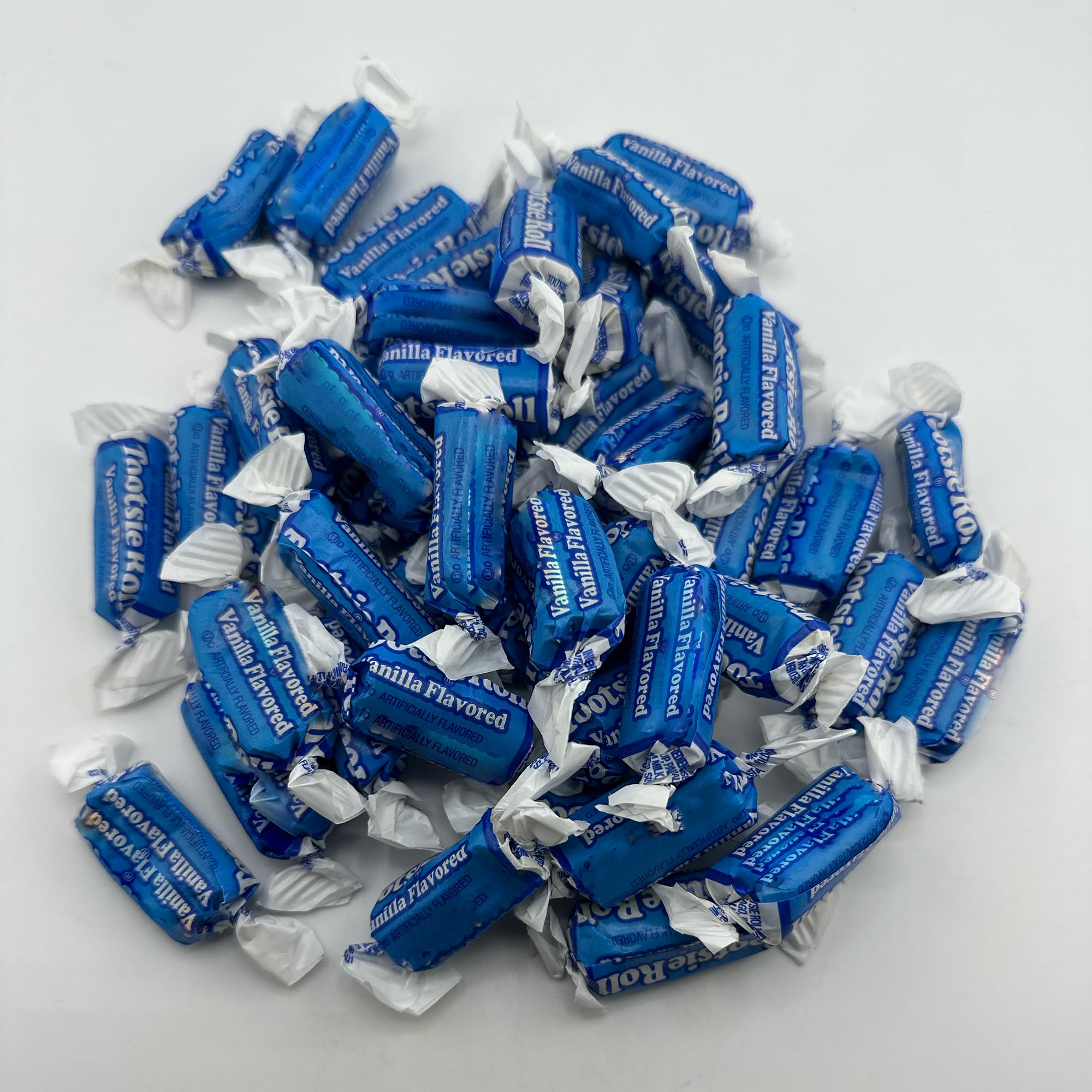 Vanilla Midgees Halloween Candy Fruit Chews Bulk 2lbs bag of Blue Individually Wrapped Candies by Rebel Smuggling Galactic Emporium