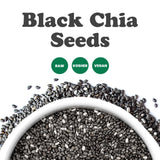 Black Chia Seeds, 10 Pounds - Whole, Sproutable, Vegan, Kosher, Keto, Sirtfood, Bulk. Rich in Essential Fatty Acids, Fiber, Protein. Great for Chia