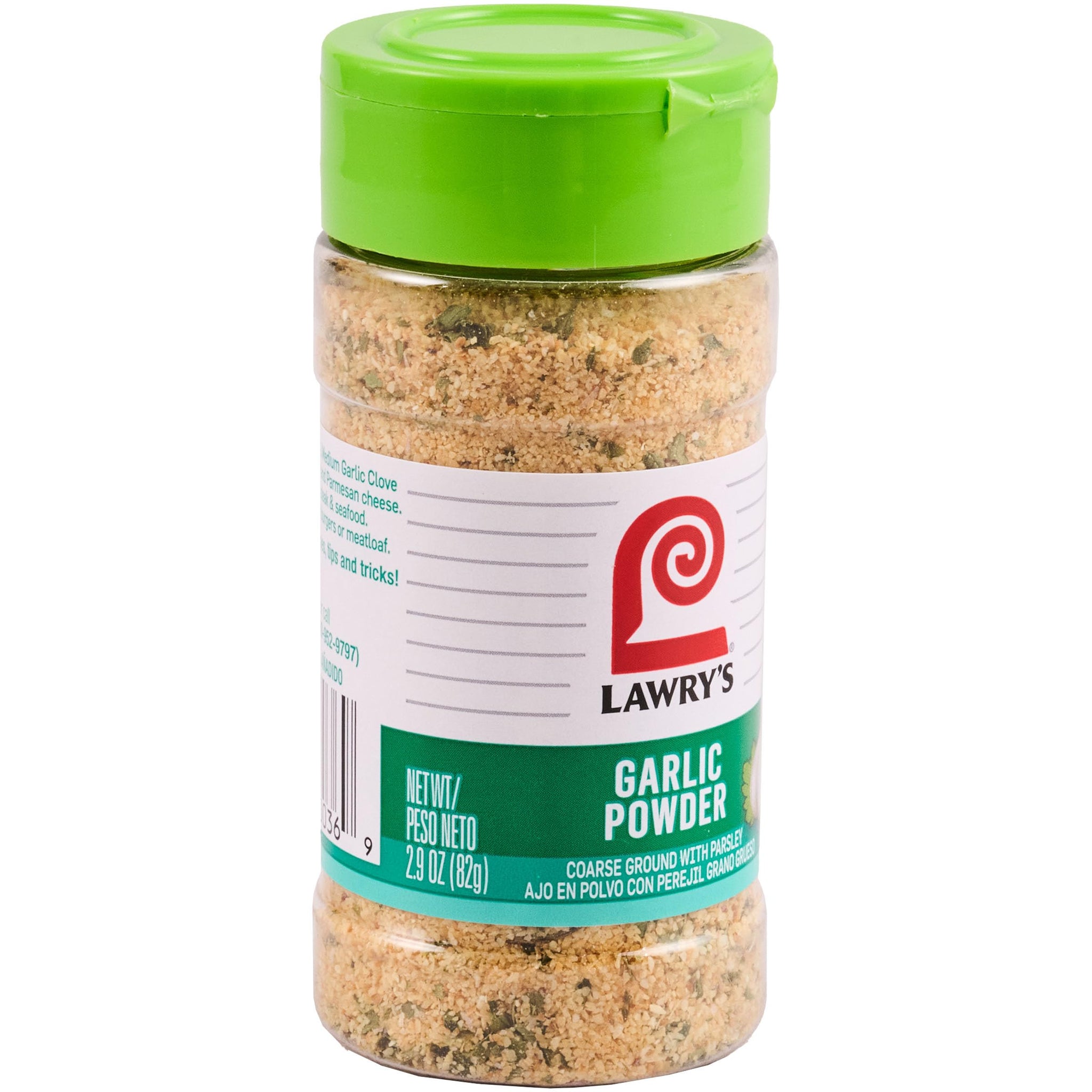 Lawry’s Coarse Ground with Parsley Garlic Powder, 2.9 oz