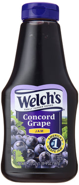 Welch's Squeeze Grape Jam, 20 Oz Bottle