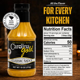 Carolina Gold Classic, BBQ Sauce, 18-Ounce (Pack of 6)