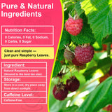 Raspberry Leaf Tea Bags 60 Count - 100% Pure Leaves | Natural Women’s Wellness Cycle Support Herbal Tea | Loose Leaf Caffeine Free
