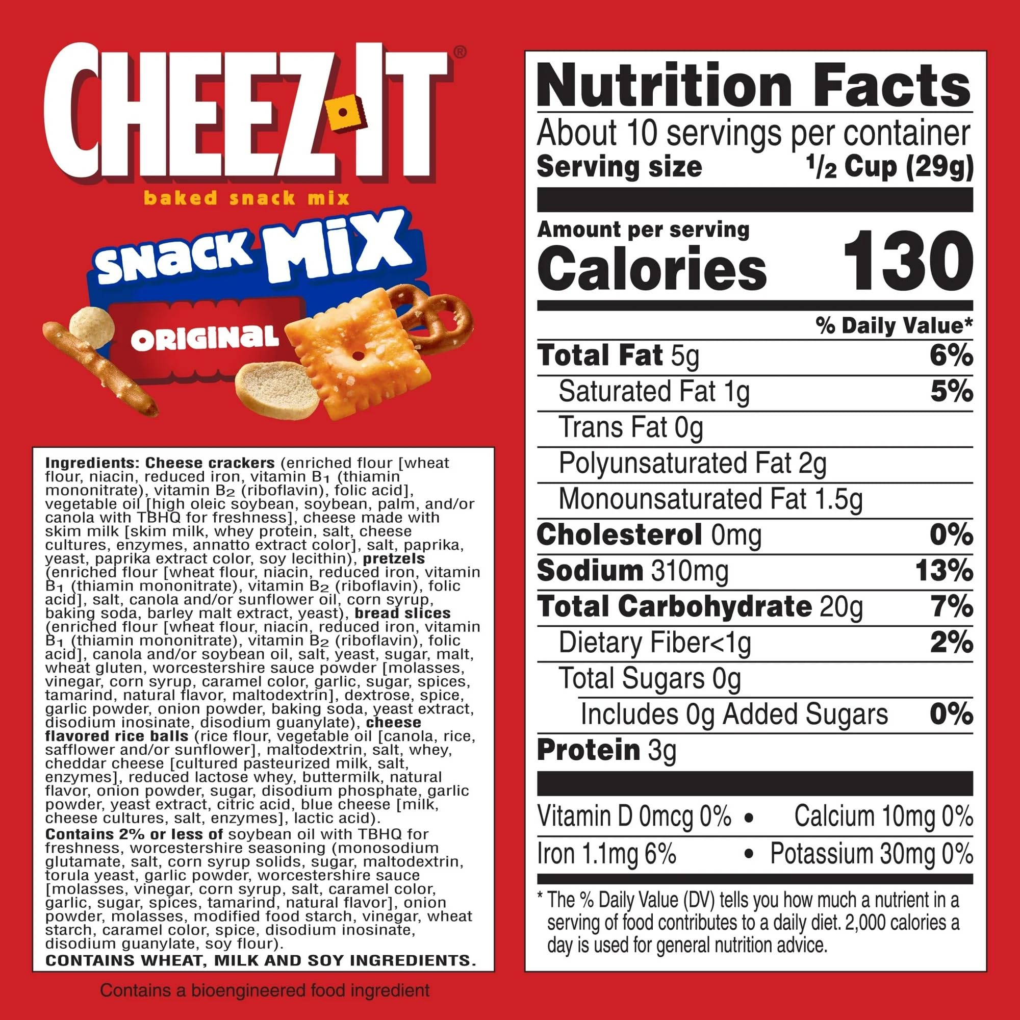 Salutem Vita - Cheez-It Snack Mix Collection - Classic, Double & Bold Flavors, 12.4 oz each - Pack of 3, 12.4 oz each - Pack of 3
