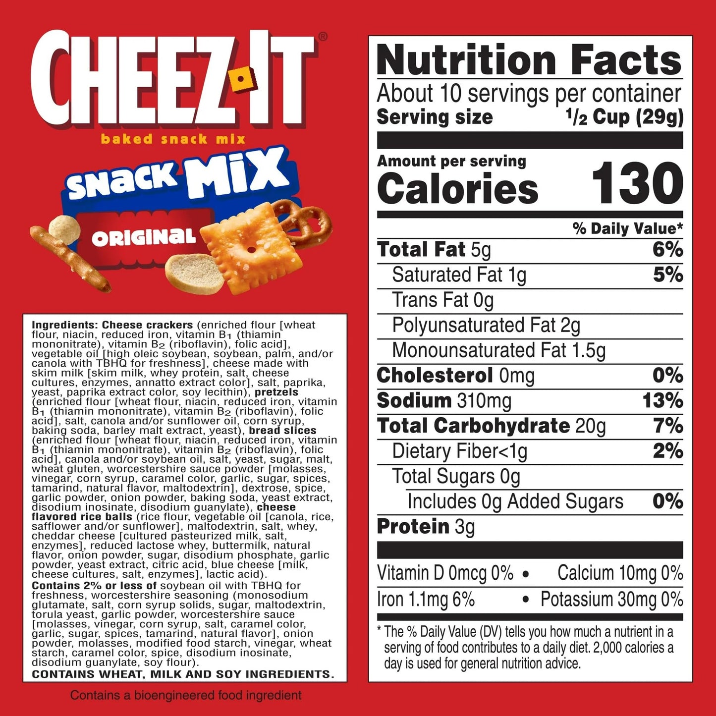 Salutem Vita - Cheez-It Snack Mix Collection - Classic, Double & Bold Flavors, 12.4 oz each - Pack of 6 (2 flavors of each), 12.4 oz each - Pack of 6