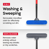 Tyroler Professional Window Squeegee for Home, 12"-80" Long Squeegee for Window Cleaning, 2-in-1 Window Cleaning Squeegee Kit, Indoor & Outdoor Window