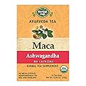 Herbal Cup Ayurveda Maca Tea, Organic Ashwagandha, No Caffeine Herbal Teas (16 Count, Pack of 1)