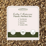 Starwest Botanicals Organic Ashwagandha Root - Dried Herb for Tea & Natural Herbal Blends, Cut & Sifted, Certified Kosher, Non-GMO - 4 oz Pouch