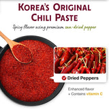 Sempio Gochujang Vegan Korean Red Chili Pepper Paste - Organic Gluten Free: Sweet Spicy Savory Paste, Traditional Fermented Condiment for Cooking