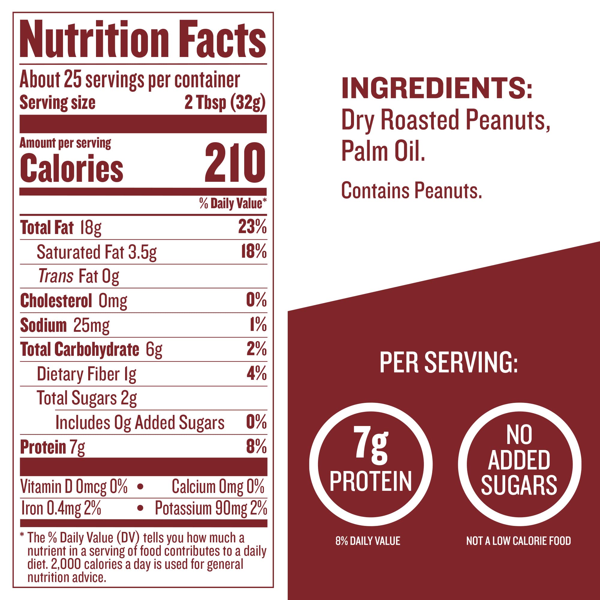 Justin's Classic Peanut Butter Creamy Spread, No Stir, Gluten-Free, 28 Ounce Jar, 1 Pack