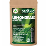 Lemongrass Tea 1 LB (16Oz) | 100% USDA Certified Organic |Cut and Sifted Loose Leaf LemonGrass Tea & Seasoning | Aroma Rich Egypt Lemongrass