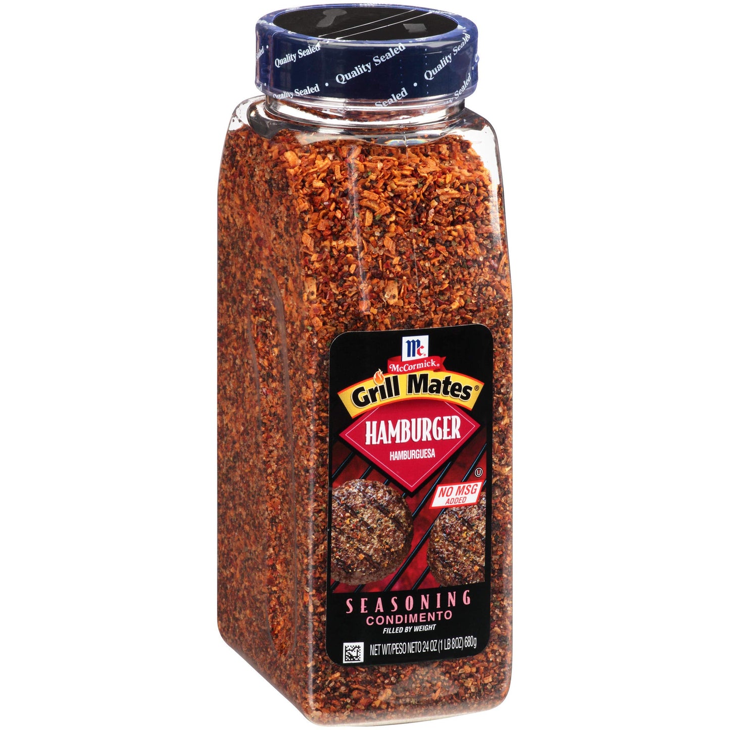 McCormick Grill Mates Hamburger Seasoning, 24 oz - One 24 Ounce Container of Hamburger Seasoning Mix with Bold Blend of Ground Peppers, Onion
