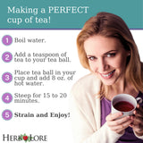 Herb Lore Organic Pregnancy Tea - 65 Servings Loose Leaf - Raspberry Leaf Tea for Pregnant Women - First Trimester Support & Third Trimster Labor Prep