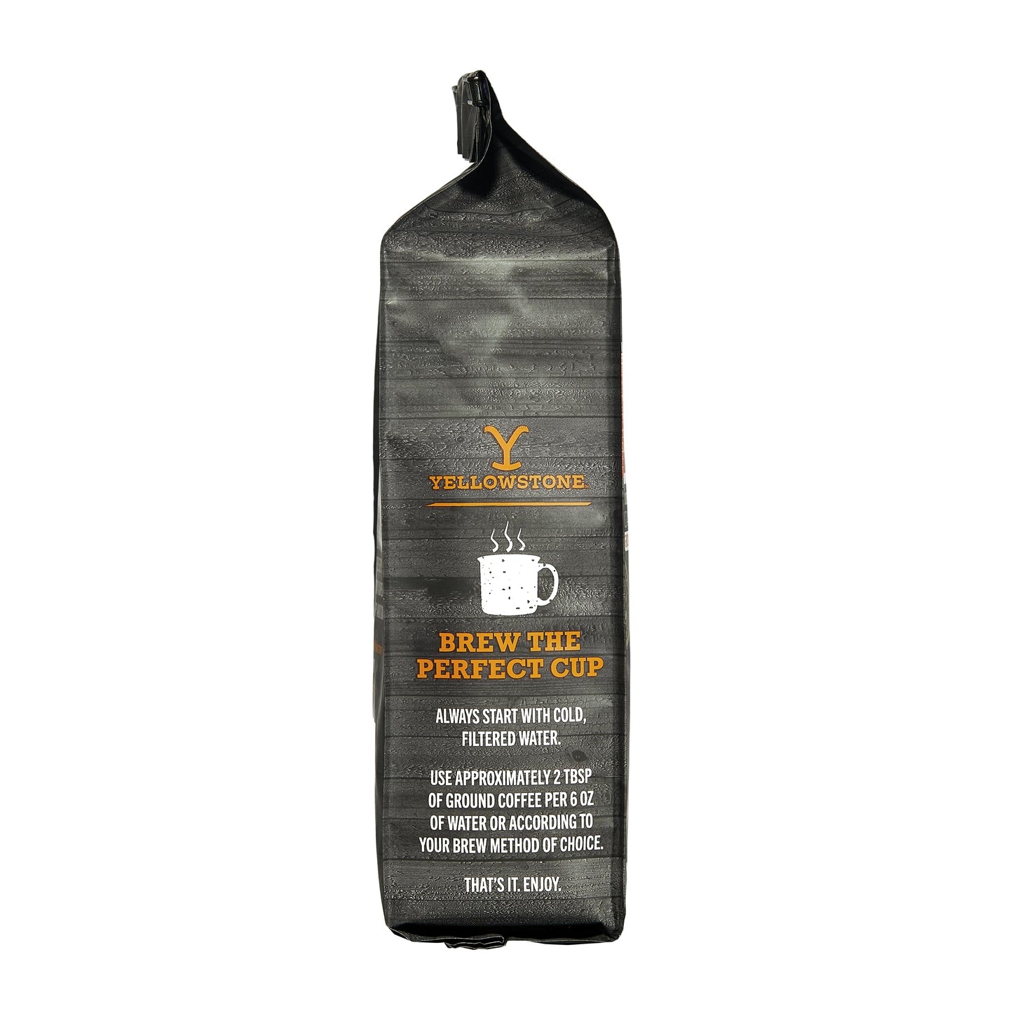Yellowstone Maple Bourbon Medium Roast Coffee,100% Arabica Ground Coffee, 12 oz.