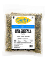 Gerbs Raw Pumpkin Seed Kernels 2 lbs. | North American Grown, No Artificial Additives, Resealable Bag | Mild & Crunchy Texture | Top 14 Allergen-Free