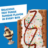 Pop-Tarts Toaster Pastries, Breakfast Foods, Kids Snacks, Frosted Hot Fudge Sundae (8 Pop-Tarts)