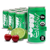 Joggy Organic Energy Drink, Cherry Lime 12pk (8.4oz)