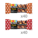 KIND Bar Mini's, Peanut Butter Dark Chocolate/Cherry Cashew, Gluten Free, Low Sugar, 10 Count (Pack of 8)