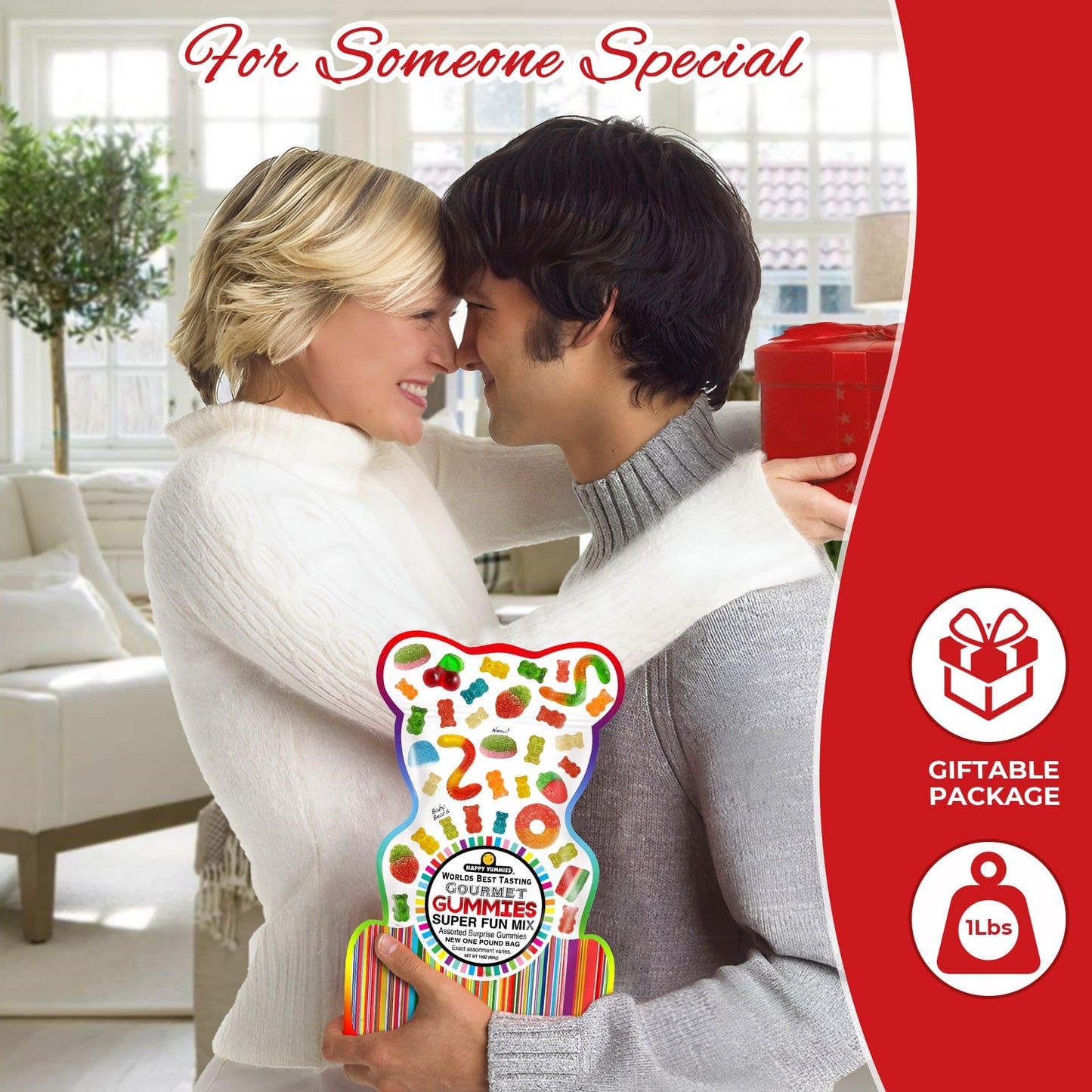 Happy Yummies Worlds Best Tasting Gourmet Gummies Super Fun Mix 16oz