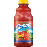 Clamato Picante Tomato Cocktail, 32 fl oz bottle (Pack of 12), Authentic Spicy Flavored Tomato Juice, Perfect Mixer for Micheladas and Bloody Mary