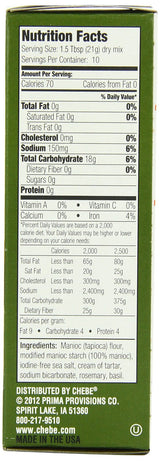 Chebe Bread Focaccia Flat Bread Mix, Gluten Free, 7.5-Ounce Bags (Pack of 8)