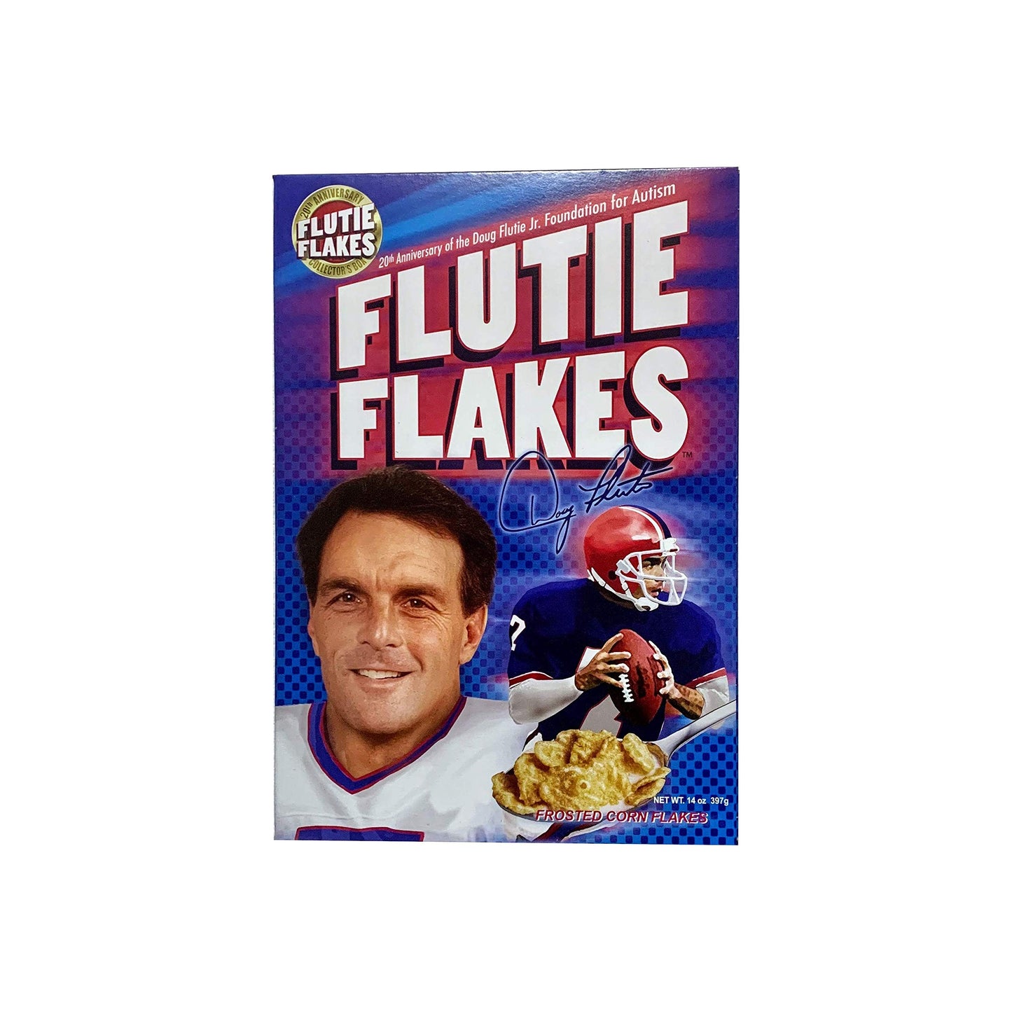 Flutie Flakes Frosted Corn Flakes 20th Anniversary LIMITED EDITION