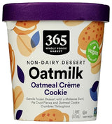 365 by Whole Foods Market Oatmeal Creme Cookie Oat Milk Frozen Dessert, 1 PT