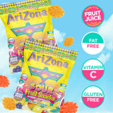 AriZona Fruit Snacks, Sour Lemonade - 10 Boxes of 10 ct. 0.9oz Bags (Total 100 ct. 0.9oz Bags) - Gluten Free - Gummy Chews