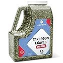 Dependable Food Tarragon Leaves - 1.5 lb Bulk Container - 100% Natural, Non-GMO, Additive, Salt & Allergen Free, Premium Quality Tarragon Herb
