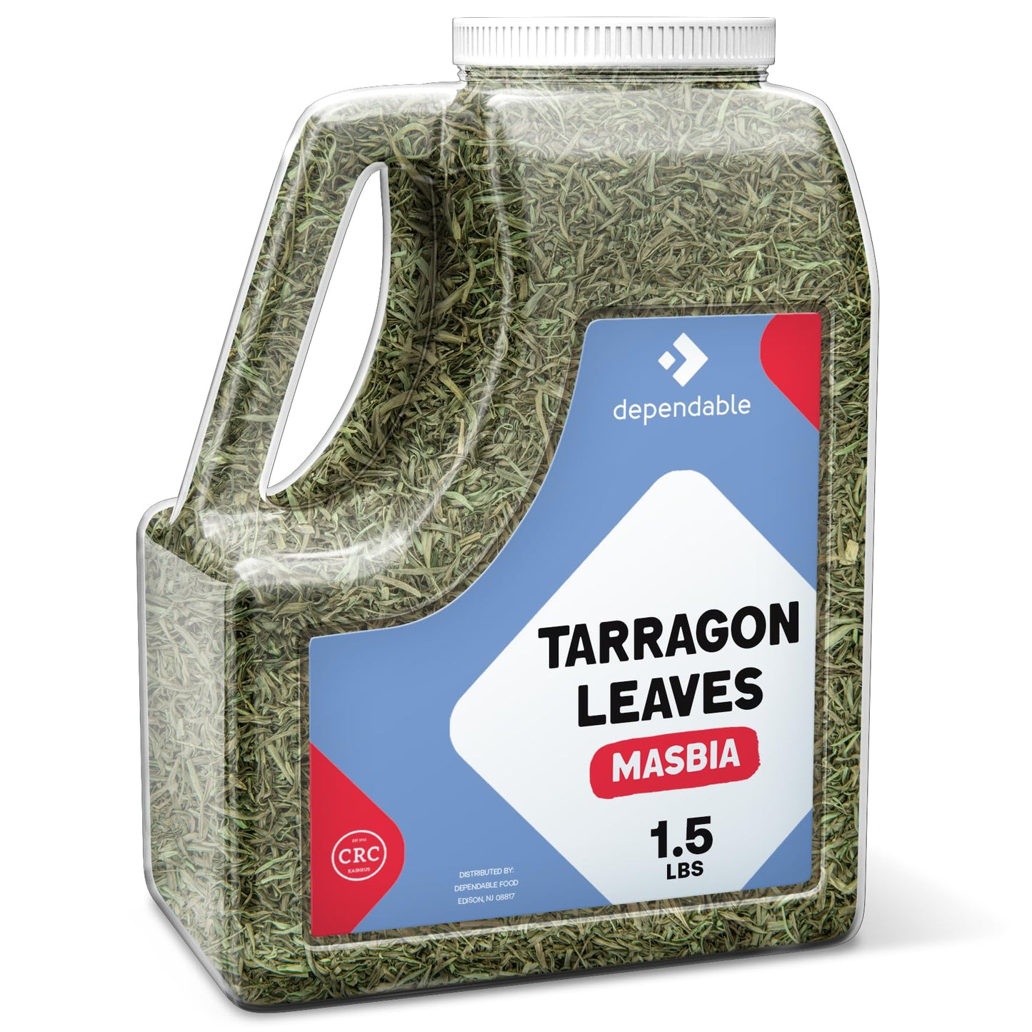 Dependable Food Tarragon Leaves - 1.5 lb Bulk Container - 100% Natural, Non-GMO, Additive, Salt & Allergen Free, Premium Quality Tarragon Herb