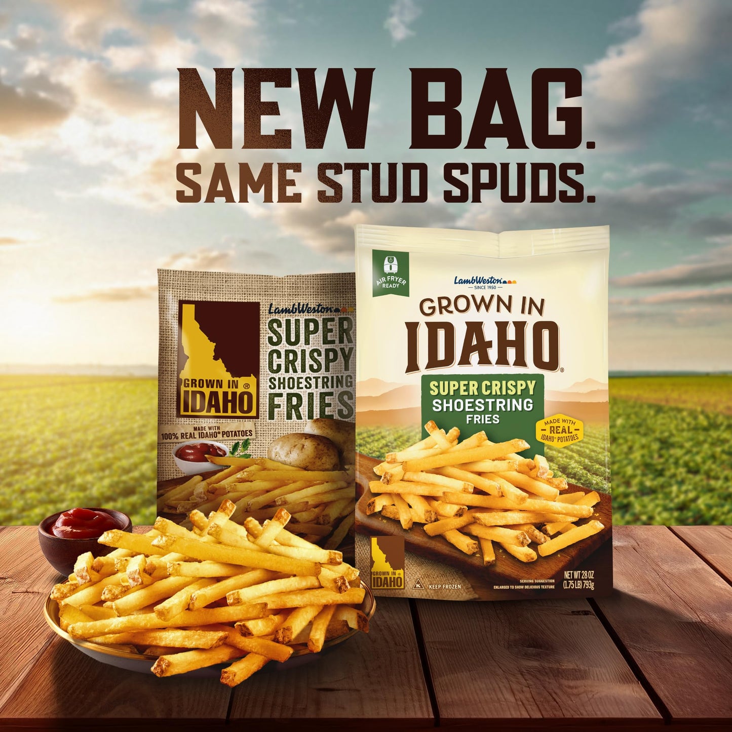 Grown in Idaho Super Crispy Shoestring Fries, 28 Oz