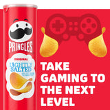Pringles Potato Crisps Chips, Lunch Snacks, On-The-Go Snacks, Lightly Salted, 5.2oz Can (1 Can)