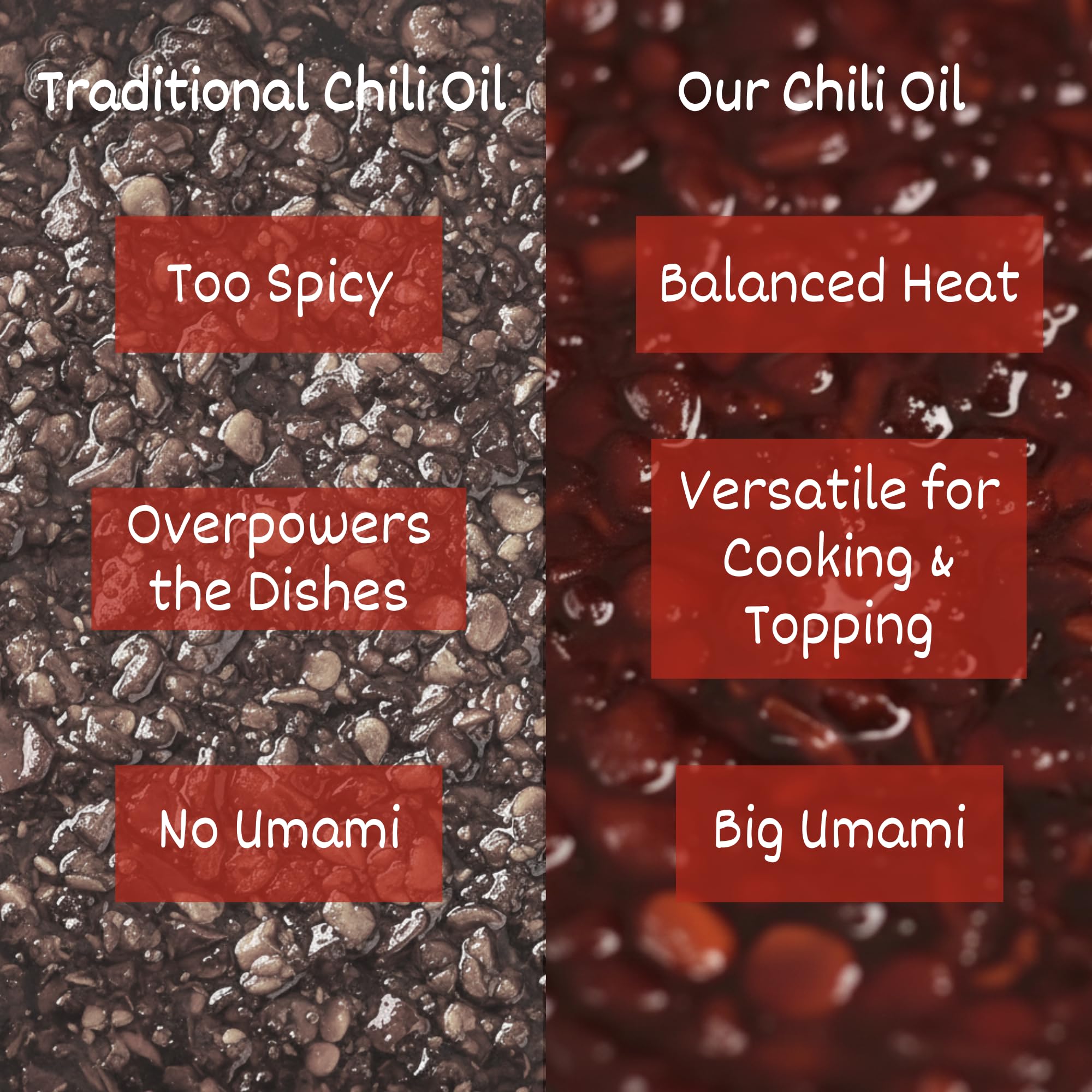 24Vegan - Garlic Chili Oil | 100% Vegan, Gluten-Free, No MSG Garlic Chili Crisp Oil | Non-GMO (7.5oz)