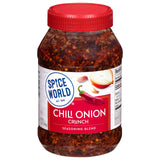 Spice World Chili Onion Crunch Seasoning Blend - Ready-to-Use Seasonings for Cooking - 28oz Blend Adds Savory Flavor and Heat to Stir-Fries, Chili