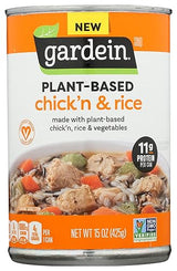 Gardein Plant-Based Chick'n & Rice Soup, Vegan, 15 oz.