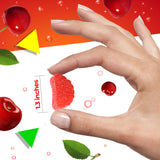 Cherry Slices Candy | 2 Pound Bag | Sugar Dusted Classic Jelly Fruit Slices | Bulk Chewy Candy for Buffets, Party Favors, Events, and Everyday