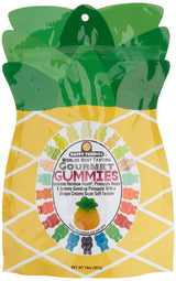 Happy Yummies Worlds Best Tasting Gourmet Gummy Candy Pineapple Bag 14oz (1 Pack)