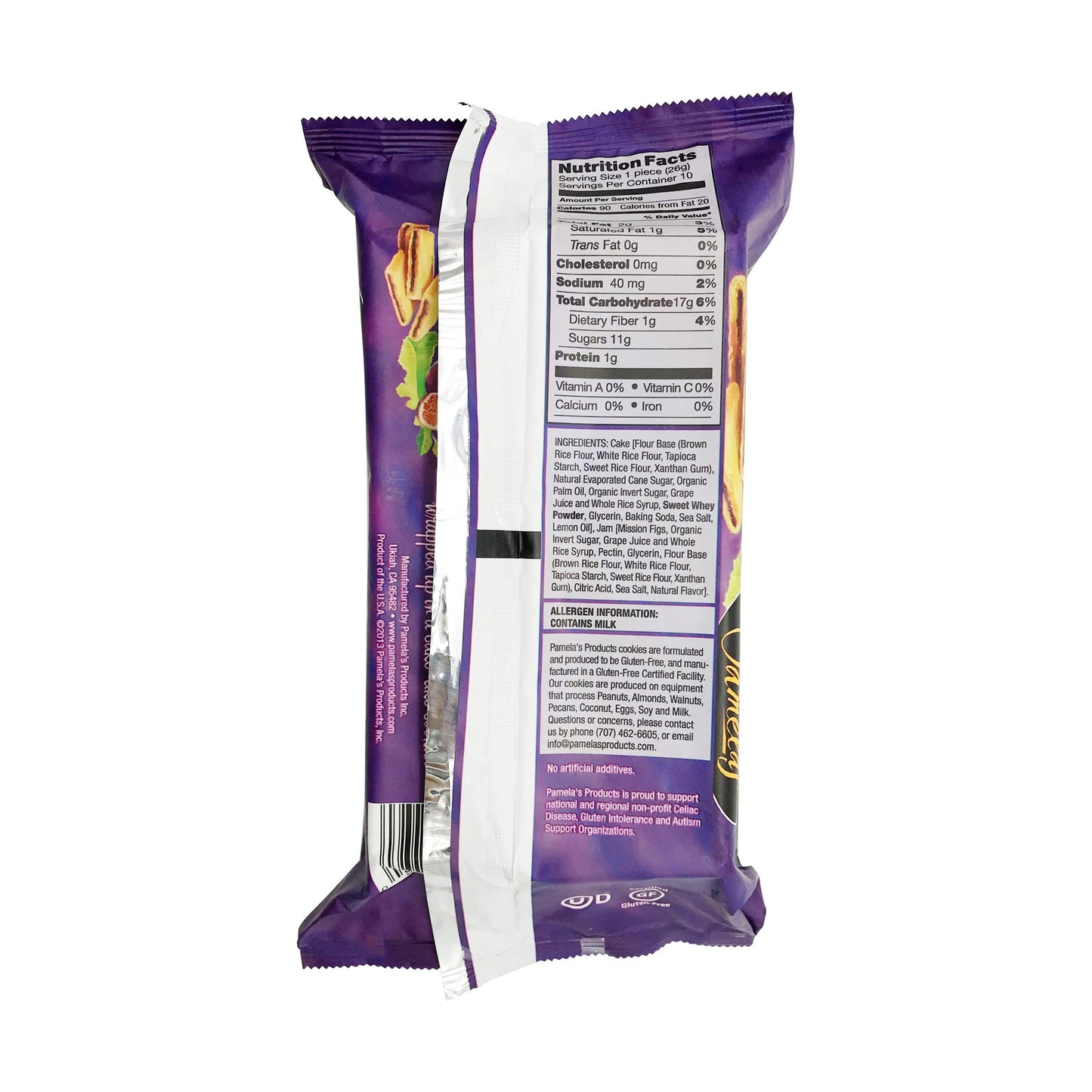 Pamela's Products Figgie and Jammie Cookies, Mission Fig, 9 Ounce