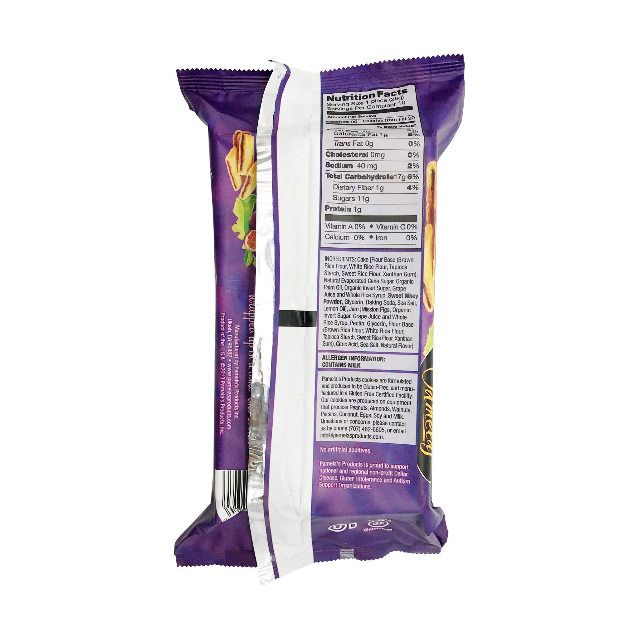 Pamela's Products Figgie and Jammie Cookies, Mission Fig, 9 Ounce