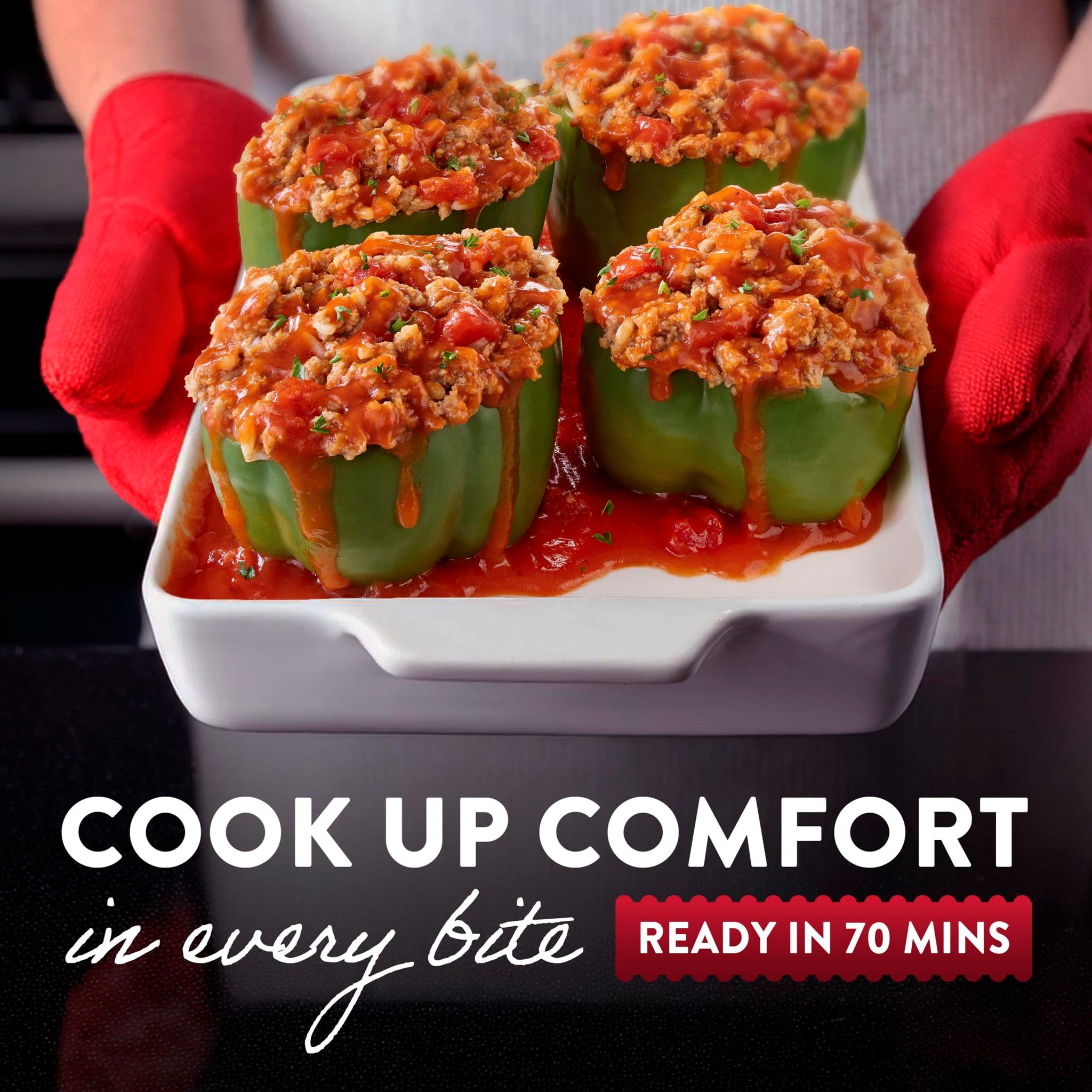 Stouffer's Stuffed Peppers, Family Size, Frozen Stuffed Peppers, Easy Family Frozen Dinner