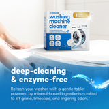 M3 Naturals Washing Machine Cleaner Tablets - Oxygen Based HE Top & Front Load Washer Cleaner and Deodorizer Compatible with LG Whirlpool & Most Major