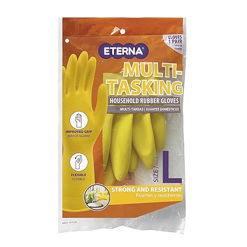 ETERNA Multitasking Gloves, Size L, Gloves for Kitchen, Laundry and Household Cleaning, 1.98 Oz (Pack of 1)