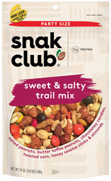 Snak Club Sweet & Salty Trail Mix, Purple Label, 24 Ounce