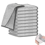 Makoto Nobu 10 Pieces Multi-Purpose Wire Cloths, Double Layer Metal Kitchen Cloths, Reusable Wire Washing Dishes, for Pots, Pans, Stains, Stoves
