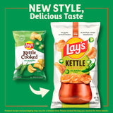 Lay's Kettle Cooked Jalapeno Potato Chips, 12.5 Oz