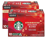 Starbucks Holiday Blend K-cups Coffee (Holiday Blend, 10 Count (Pack of 2))