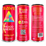 RAVE Mood Energy Drink is Mind Blowingly Different. With Mood-Boosting Functional Mushrooms, Nootropics, Adaptogens & B Vitamins. Experience Mind