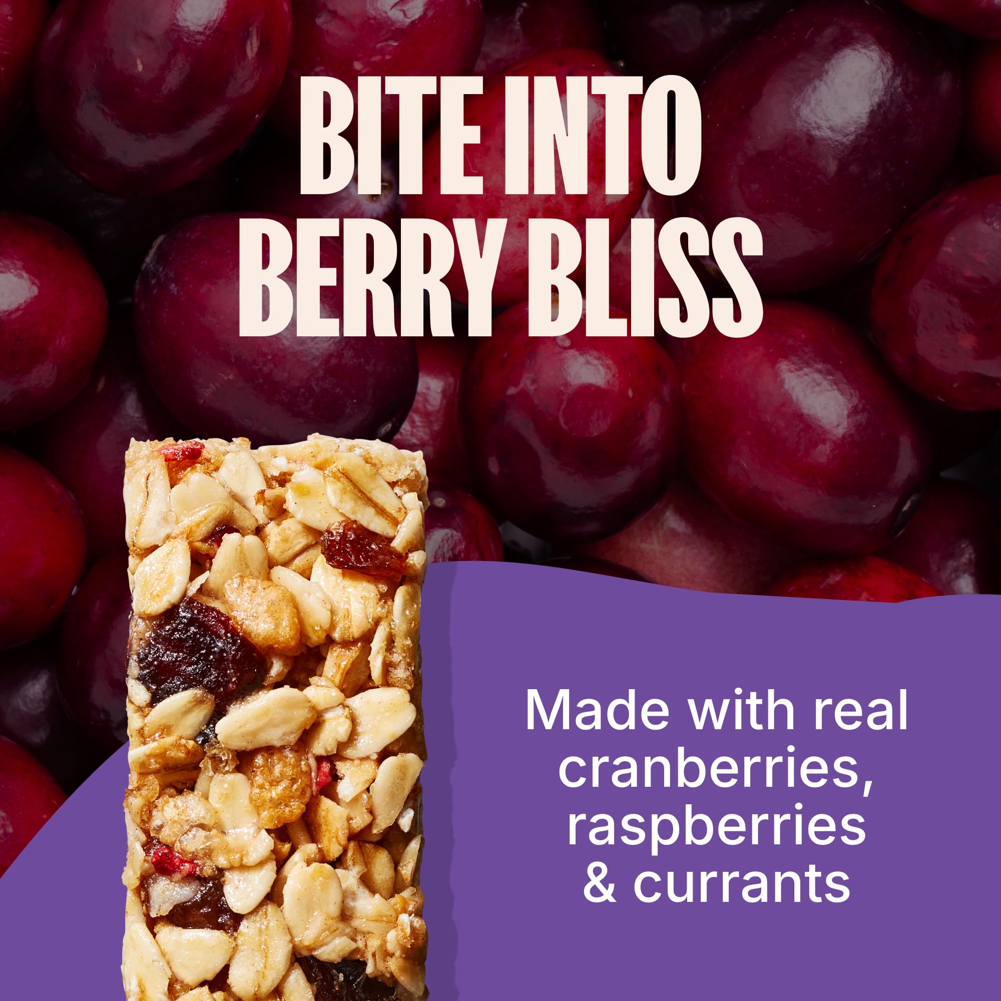 MadeGood Granola Mixed Berry Bars, 6ct, 5.09 oz.